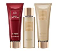 Baylis & Harding The Edit Trio Gift Bundle: Includes Vanilla Seduction Body & Hair Mist, Vanilla Seduction Body Lotion, and Cherry Temptation Body Lotion (Total 3 Products) - Vegan Friendly