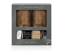 Baylis & Harding The Fuzzy Duck Men's Hemp & Bergamot Luxury Slipper Gift Set - Vegan Friendly