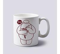 Baymax and Grumpy Cat Hairy Baby Mug Cup Two Sides 11 Oz Ceramics by Mug