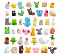 BAYMI 45Pcs Mini Resin Animals - Tiny Resin Figures, 40+ Styles of Miniature Animal Figurines for Fairy Garden, Micro Landscape & Aquarium Decor