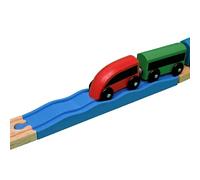 Baymo Bumpy Track to fit Wooden Railway for Kids Age 3 Years & Up - Railway Set Accessories & Add Ons