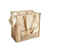 BAYNOPURIN Beach Bag Handheld Mesh Beach Bag