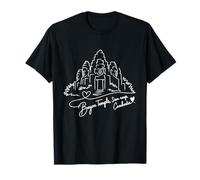 Bayon Temple, Siem Reap, Cambodia Signature Heart Art T-Shirt