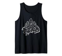 Bayon Temple, Siem Reap, Cambodia Signature Heart Art Tank Top