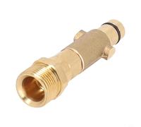 Bayonet Adapter with M22 Male Thread in Brass for Nilfisk Pressure Washers Compatible with Quick Coupling High Pressure Systems