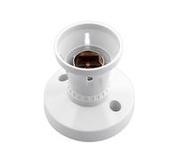 Bayonet Batten White Ceiling Lamp Holder, BC B22 Light Bulb Socket, White Plastic Ceiling Holder Fitting, for Kitchen Island Living Room Bedroom Dinning Room Lightings