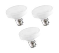 Bayonet LED Bulb, T75 R50 Reflector 12W (100W Equivalent) Cool White 6400K Non-Dimmbale 12000lm,B22 Flat SES LED Spotlight Bright Bulb Wide Angle Home Decoration [Energy Class A] (Pack of 3)