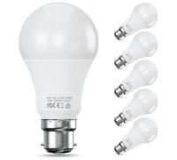 Bayonet Light Bulbs 100W Equivalent, Warm White 2700K, 13.5W 1500LM Super Bright LED Bayonet Bulb, Daylight B22 LED Bulbs, BC GLS Energy Saving Lightbulbs Bayonette, Non-dimmable, Pack of 6