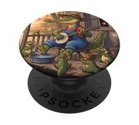 Bayou Banjo Alligator Jam PopSockets Adhesive PopGrip