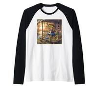 Bayou Banjo Alligator Jam Raglan Baseball Tee