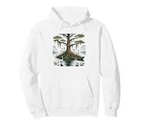 Bayou Born Cypress Tree Spanish Moss Swamp Scene Louisiana Pullover Hoodie