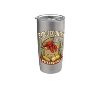 Bayou Country Weekend Boil Crawfish Feast Graphic Pot Boiled Stainless Steel Insulated Tumbler