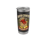 Bayou Country Weekend Boil Crawfish Feast Graphic Pot Boiled Stainless Steel Insulated Tumbler
