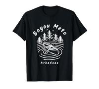 Bayou Meto Arkansas Value Graphic T-Shirt, Men, Black, S