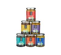 Bay's Kitchen Asian Bestselling Cooking Sauce Bundle (6 jars) including Sweet & Sour Sauce, Korma and Tikka Masala, Katsu, Teriyaki and Thai Red Curry, Gluten-Free, Dairy-Free and Low Fodmap