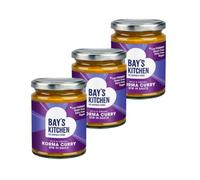 Bay's Kitchen Low FODMAP Mild Korma Stir-in Sauce, Indian Curry Ready To Cook Sauce, Gluten-Free, IBS-Friendly and suitable for Vegans (3 x 260g jars)