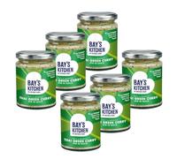 Bay's Kitchen Low FODMAP Ready To Cook Thai Green Curry Stir-in Cooking Sauce, Gluten-Free, IBS-Friendly and suitable for Vegans (6 x 260g jar multipack)
