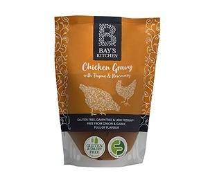 Bay's Kitchen Pre-Made Chicken Gravy with Thyme & Rosemary, Gluten & Dairy Free, Low FODMAP (300g pouch serves 2-3)