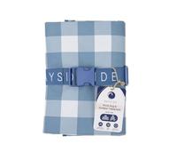 BAYSIDE Blue Pool Picnic Blanket, 145 x 145cm Water Resistant, Picnic Rug & Outdoor Tablecloth Dual Use Foldable Compact Travel Blanket, Easy to Wipe Clean.