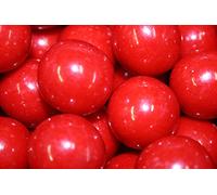 Bayside Candy 1" Large Gumballs - Colored Gumball Collection - Gumball Machine - Shimmer and Solid Colors (Red Gumballs 1" Large, 1LB)