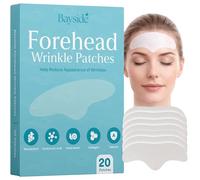 Bayside Forehead Wrinkle Patches - 20 Anti-Aging Forehead Pads with Resveratrol, Hyaluronic Acid, Snail Mucin, Collagen & Retinol for the Appearance of Forehead Lines