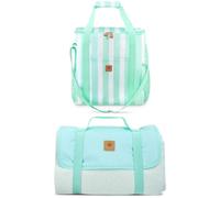 Bayside Whitesands 20L Insulated Family Cool Bag & Waterproof Picnic Blanket