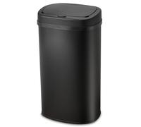 Bayt Large Kitchen Bin 60L, Touchless Sensor Dustbin, Automatic Metal Rubbish Bin with Soft-Close Lid, Anti-Fingerprint (Black)