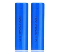 BaYte 3.7V 2000mAh Lithium-Ion Rechargeable Battery Replacement Battery Flat Head Battery, 2 Pcs