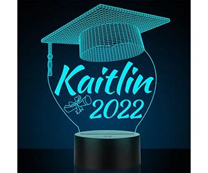 BayTec Personalised Graduation Light, Custom Name Graduate Gifts