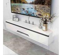 BAYTEWJX Floating TV Stand Wall Mounted,High Glossy Wall Mounted TV Cabinet,Modern Floating TV Cabinet Console Shelf with Upper Flap Door,Storage Cabinets Media Console,for Living Room Bedroom.