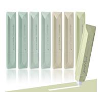 BAYTORY 8 Pcs Gradient White Correction Tape, Aesthetic Quick Dry Smooth Pull Out for Writing, Easy to Use Applicator for Teacher & Student Must Have, Office Supplies (Green)
