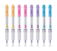 BAYTORY 8Pcs Retractable Erasable Gel Pens, 0.5mm Fine Point Blue Ink Pen, Premium Comfortable Grip, for Writing Planner and Crossword Puzzles (Blue Ink)