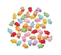 BaYuYPOO 100 Pcs Mini Resin Turtles Glow in the Dark, Tiny Sea Turtle Animals to Hide Small Luminous Figures Miniature Plastic Ocean Animal for Fairy Garden Micro Landscaping Home Decor Crafts