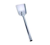 BaYuYPOO 16.06in Hand Shovel Fire Stove Ash Shovel,Fireplace Charcoal Ash Poker Fire Pan Coal Stove Dust Steel Shovel