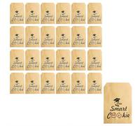 BaYuYPOO 25/50 Pack Graduation Candy Cookie Gift Bags, One Smart Cookie Bags Kraft Paper Bag for Graduation Party Decoration Supplies