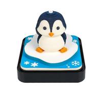 BaYuYPOO 3D Sticky Notes Endearing Penguin Paper Sculpture Calendar With Lights Craft Pad Notes Xmas Decor Paper Notepad Block Memo