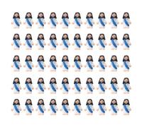 BaYuYPOO 50 Pcs Mini Jesus Figures - Easter Jesus Loves You Toys for School, Party Favors & Easter Egg Stuffers