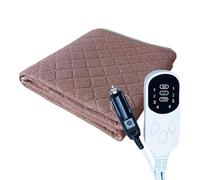 BaYuYPOO Car Heated Blanket, 12v Heated Blanket for Car, Car Blanket Up To 50℃, Travel Heated Blanket Plug in Heating Throw for Car Truck Suv Van With Timing Function for Camping, Traveling
