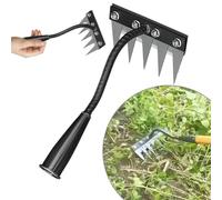 BaYuYPOO Detachable Gardening Hand Weeder Tool, Heavy Duty Manual Weeder Claw Remover Tool Weed Puller Tool, Manganese Steel Manual Weeder Claw Remover Tool Weeding Tools for Yard and Garden