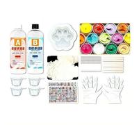 BaYuYPOO DIY Silicone Squishies Maker Kit - Create Custom Paw Squishies, 12 Colors & Decorations, Soft Slow Rise Fidget Toy, Stress Relief Sensory Craft for Kids Adults, Complete Set with Molds