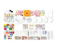 BaYuYPOO DIY Silicone Squishies Maker Kit - Create Custom Paw Squishies, 12 Colors & Decorations, Soft Slow Rise Fidget Toy, Stress Relief Sensory Craft for Kids Adults, Complete Set with Molds