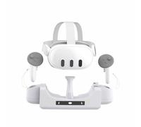 BaYuYPOO For Meta 3 Vr Wall Mountable Grip Contact Charging Rack Vr M1o1 Headset Storage Dock