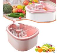BaYuYPOO Fruit Cleaner Spinner, Large Fruit Washer Spinner Bowl, Fruit Cleaner Spinner with Fruit Washer Bowl, Vegetable Fruit Spinner Washer Device, Fruit and Vegetable Scrubber