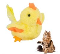 BaYuYPOO Interactive Bird Cat Toy with Realistic Chirping Sounds, USB Rechargeable Feather Kitten Teaser for Indoor Cats, Lifelike Bird Toy for Cat Entertainment and Exercise