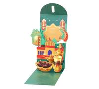 BaYuYPOO Money Red Envelope, 3D Eid Al-Fitr Greeting Envelope, Mubarak Money Envelopes For Spring (Wedding Birthday Holiday Festival