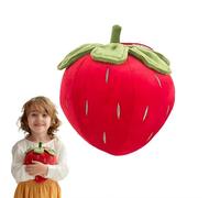 BaYuYPOO Simulation Strawberry Plush Toy, 30CM Adorable Soft Red Strawberry Stuffed Animal Decorative Pillow, Suitable for Home Sofa Birthday Decoration