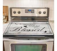 BaYuYPOO Stove Top Cover for Electric Stove 28 "x 20 ", Home Sweet Home Heat Resistant Glass Top Stove Cover Protector, Glass Cooktop Covers, Kitchen Flat Stove Top Covers for Electric Stove
