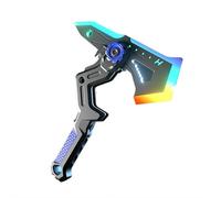 BaYuYPOO Transforming Axe Sound and Light Sword with Mist Spray, 2 in 1 Rechargeable LED Toy with Vibration & Music for Kids 3+, Battle Blaster for Imaginative Play (16.93 Inch)