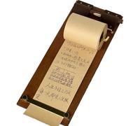 BaYuYPOO Vintage Clipboard Kraft Notebook Set, Clip Boards with Metal Clip, Refillable Hangable Low For Notes, Kraft Paper Profi Roll