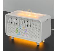 BaYuYPOO White Noise Night Light Humidifier, Sound Box White Noise Sound Machine, White Noise Sound Machine Diffuser, Sleep Sound Box With 8 Ambient Sounds, Sound Box for Sleeping